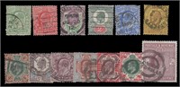 Great Britain Stamps #127-139 Used CV $485+