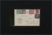 Spitzbergen Stamps Germany locals on 1905 Postcard