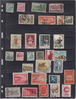 China PRC Stamps on Vario Page Used