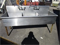 SS 3 Compartment Sink 72"