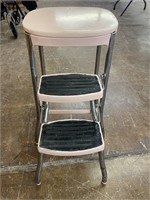 Pink kitchen stool