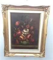 Floral Oil Painting by Preston