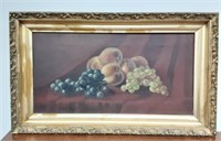 Antique Fruit Still-life Oil Painting