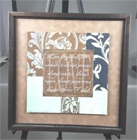 "Love is patient." Framed Picture