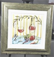 Cheery Vino Framed Print