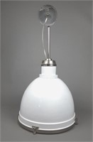 Large White Industrial Ceiling Mount Light