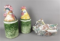 3 Piece Birds in the Kitchen Collection
