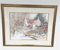 Darton Watercolor Cottage Picture