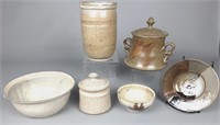 6 Piece Assorted Pottery Collection