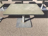 (10)pcs 3FT x 4FT Restaurant Tables w/Steel Bases