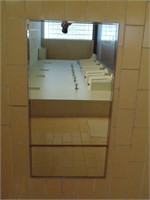 Bathroom Mirror (~24"x36")