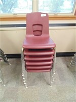 (6) School 26"T Chairs from Room #502