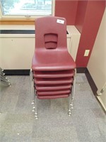 (6) School 26"T Chairs from Room #502