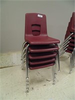 (5) School Desk 26"T Chairs from Room #506