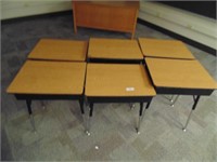 (6) Adjustable Height School Desks from Room #506