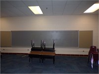 32 Foot Chalk & Bulletin Boards On Sides