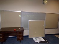 Chalkboard w/ Bulletin Boards On Side &