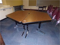 (2) Adjustable Work Tables