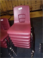 (6) 15 Inch Stackable Chairs