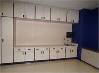 Upper & Lower Cabinets w/ Soap &