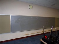 Chalk Board w/ Bulletin Boards On Sides