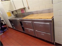 Stainless Steel Work Station (Reheating Station)