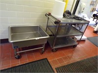 Rinse Cart & Cafeteria Cart