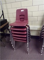 (6) Student Desk Chairs