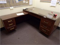 Corner Desk (No Contents)