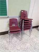 (8) Student Desk Chairs