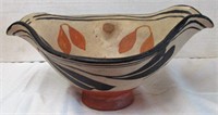 South Western Acoma / Pueblo Double Lipped Bowl