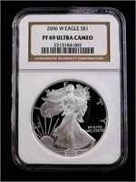 2006-W $1 Silver Eagle PF69 Ultra Cameo NGC PR69
