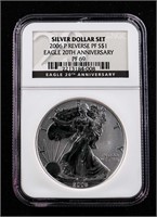 2006-P $1 Silver Eagle Reverse Proof PF69 NGC