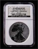 2006-P $1 Silver Eagle Reverse Proof PF69 NGC
