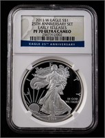 2011-W $1 Silver Eagle PF70 Ultra Cameo NGC PR70