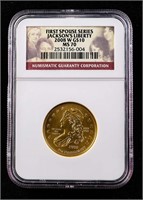 2008-W $10 Gold Jackson's Liberty MS70 NGC