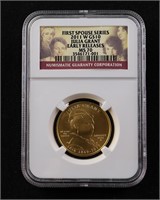 2011-W $10 Gold Julia Grant  MS70 NGC