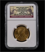 2013-W $10 Gold Edith Roosevelt MS70 NGC