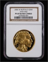 2006-W $50 Gold Buffalo PF69 NGC Ultra Cameo PR69