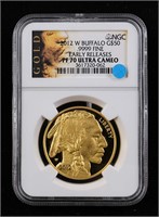 2012-W $50 Gold Buffalo PF70 Ultra Cameo NGC PR70