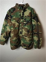 Military Camouflage Jacket with Liner and Patch