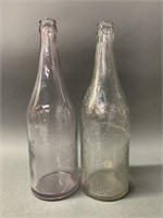 Pair of City Dairy Co. Bottles