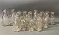 Large Lot of Mixed Dairy Bottles