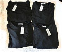 (4) NEW XXL 2XL WOMENS DRESSES BLACK