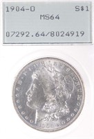 1904-o Morgan Silver Dollar (PCGS MS64 - early)