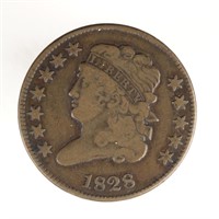 1828 Classic Head Half Cent - 12 Stars (VF?)