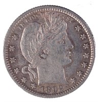 1892 Barber Quarter (AU?)