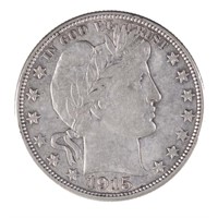 1915-d Barber Half Dollar (AU?)