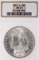 1902-o Morgan Silver Dollar (NGC MS65)