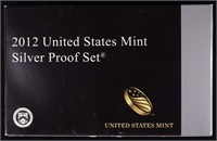 2012-s U.S. Silver Proof Set (14 coin set)
